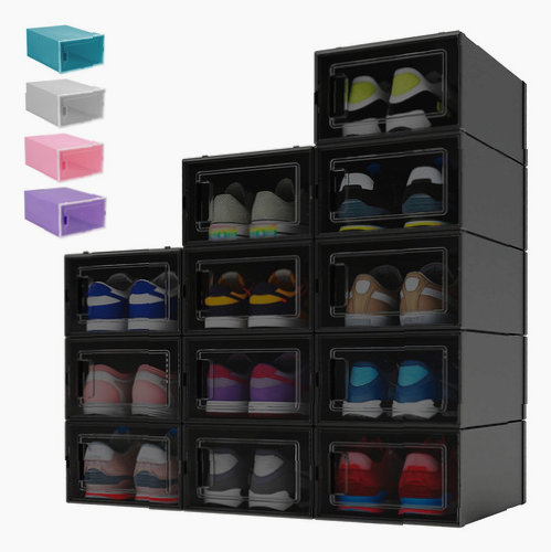 Cajas Organizadoras Apilables para Zapatos 12pzs