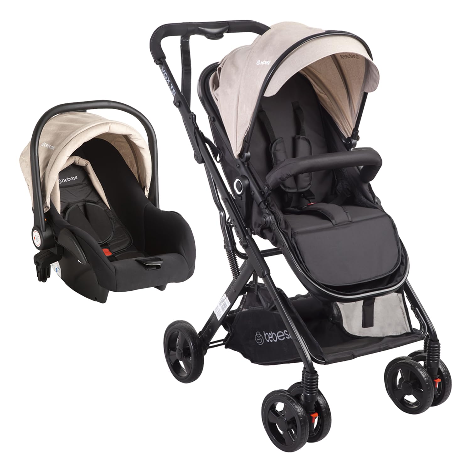 Carriola Bebesit Travel System 360º Auto