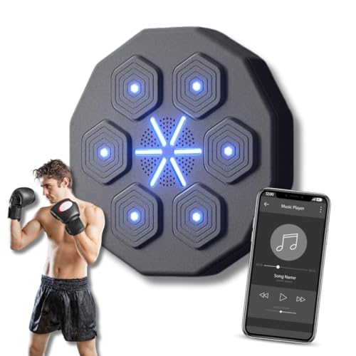 Máquina de Boxeo Inteligente con Música Bluetooth