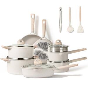 Cocina Perfecta: Juego de 16 Utensilios Beige