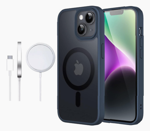 Funda iPhone MagSafe Uso Rudo y Cargador