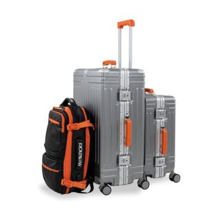 Viaja con Estilo: Set de Maletas Naranjas