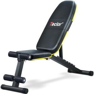 Banco de pesas ajustable para gimnasio en casa