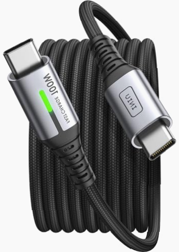 Cable USB C a USB C 100W Carga Rápida 2m
