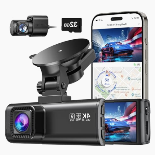 Cámara Coche REDTIGER 4K con WiFi y GPS