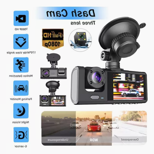 Cámara de Auto 1080P con 32GB de Memoria