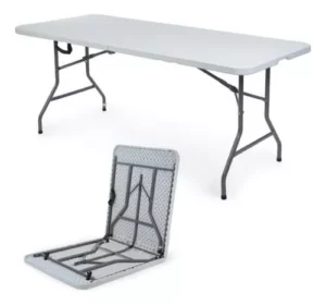 Mesa Plegable Vitasense Blanca para Exterior