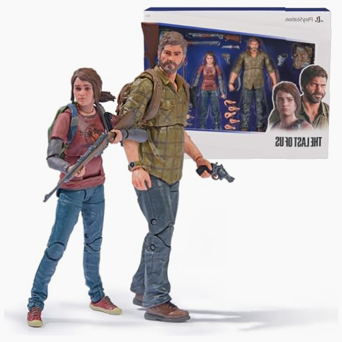 Pack de 2 Figuras Joel y Ellie 15 cm
