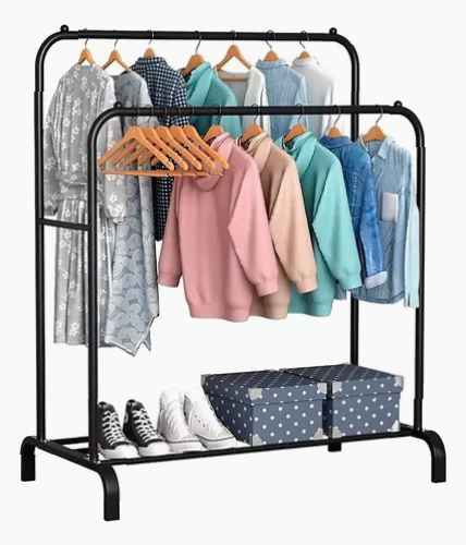 Perchero Organizador Doble Para Ropa Closet