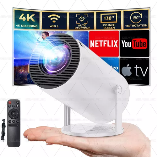 Proyector Profesional 4K Wifi Portátil