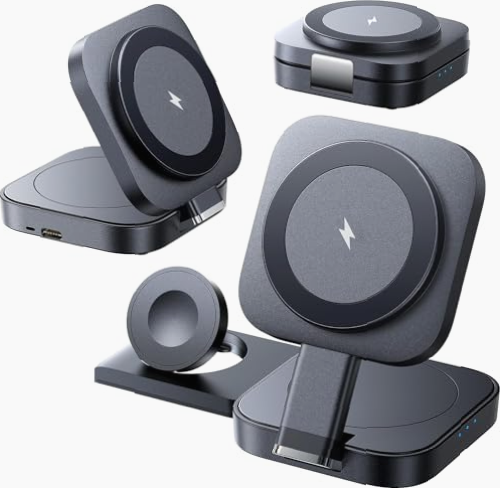 Soporte Cargador Inalámbrico 3 en 1 15W