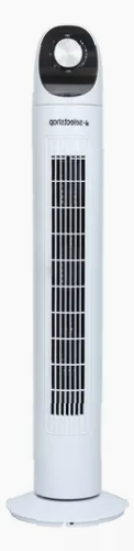 Ventilador Torre Oscilante Silencioso 22 cm