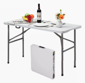Mesa Plegable Portátil para Jardín 120cm
