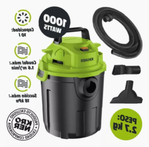 Potente Aspiradora Kroner 2.6 Gal 1000w