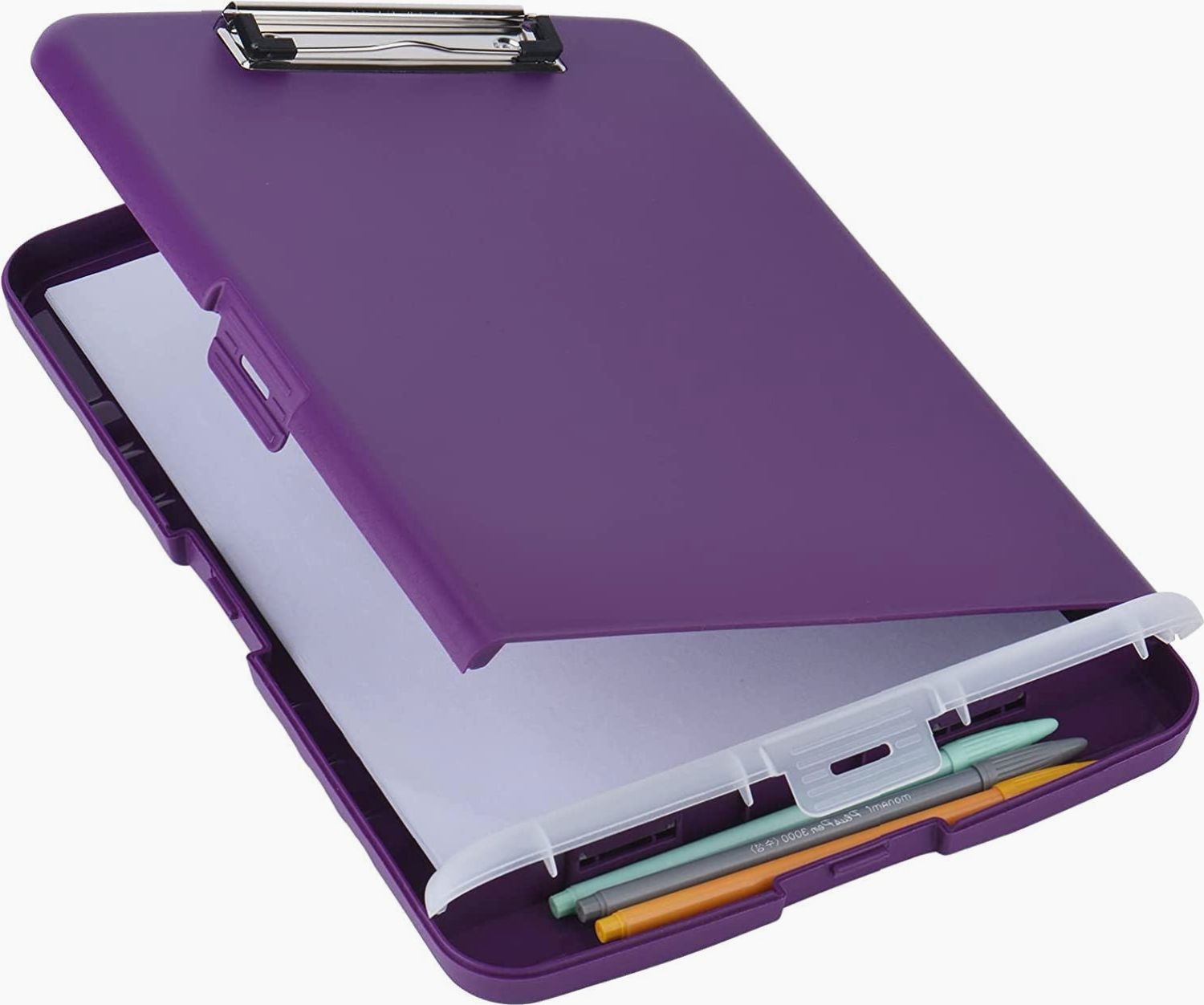 Clipboard A4 con compartimento para bolígrafos