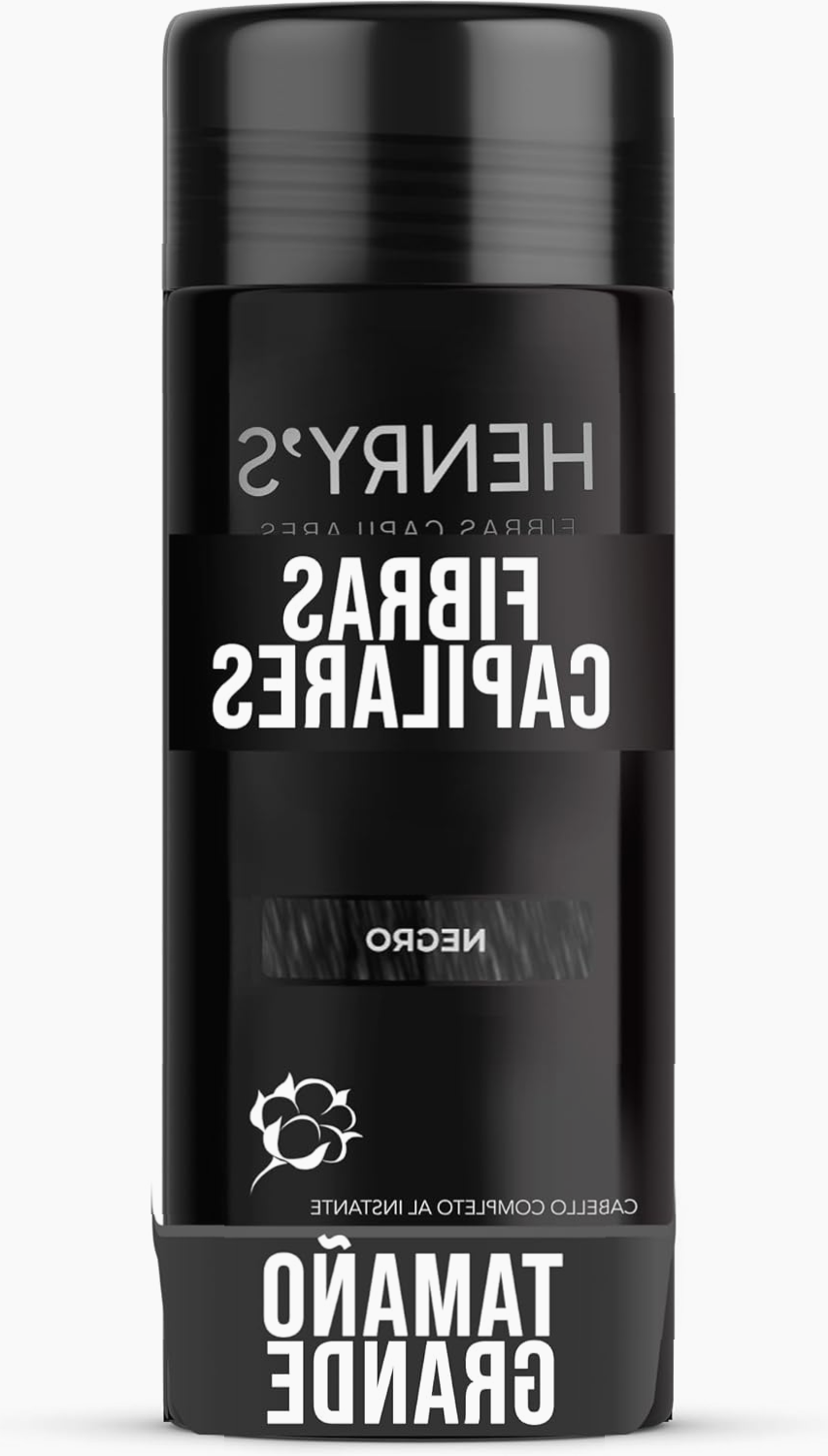 Fibras Capilares Negras 27.5g para Alopecia