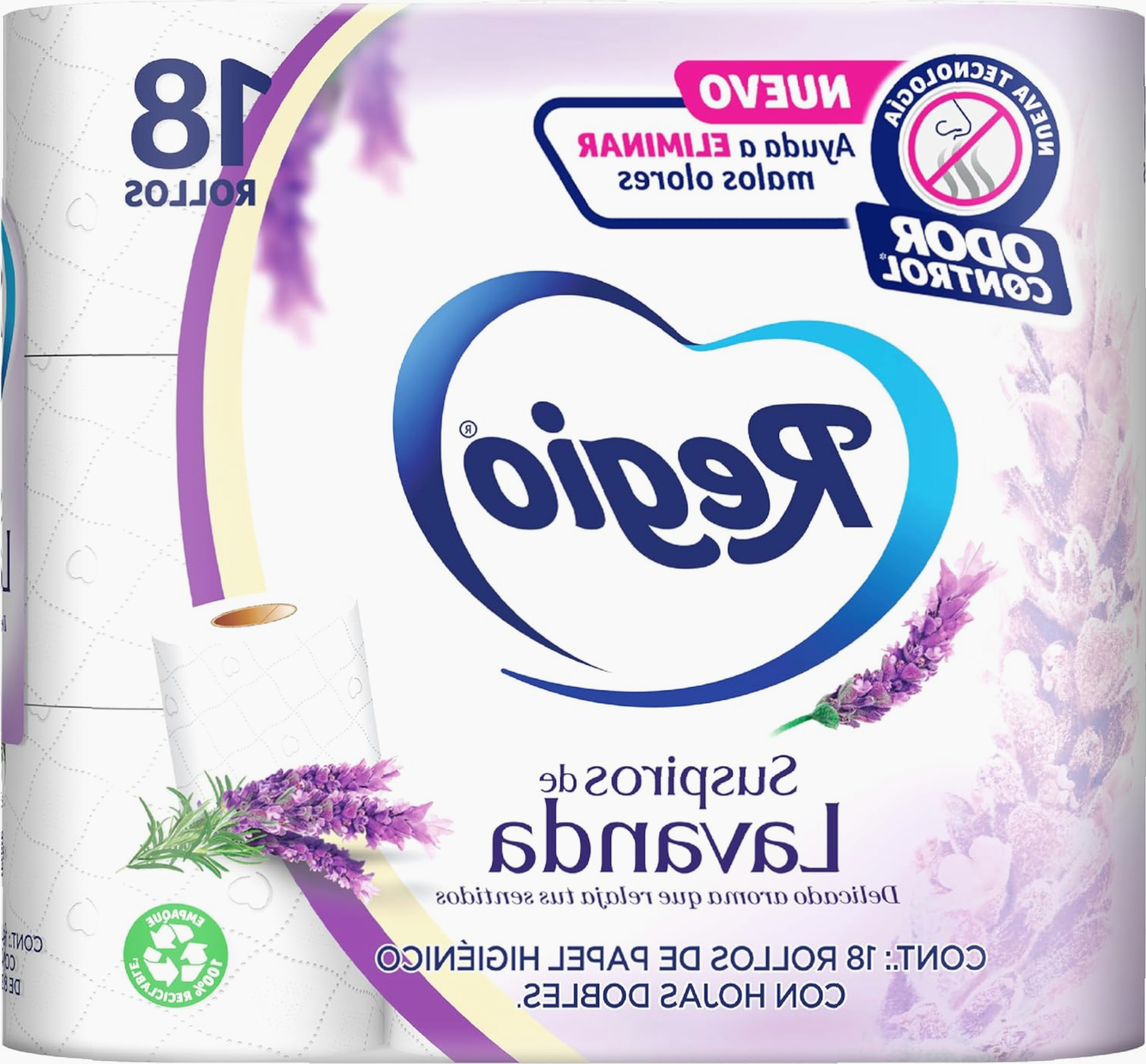 Papel Higiénico Regio Lavanda 18 rollos
