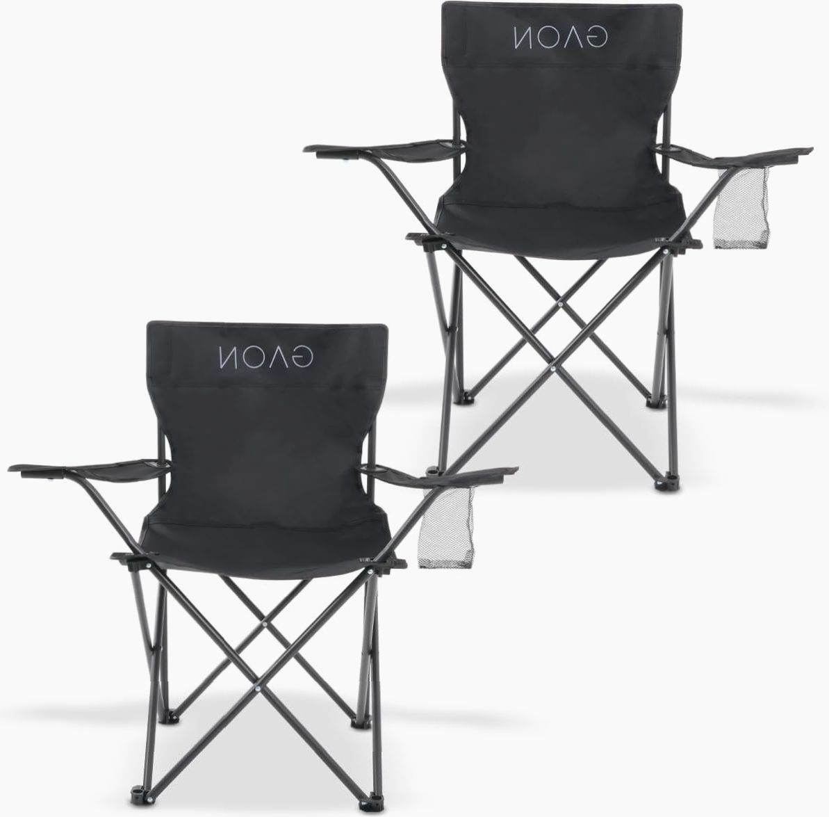 Sillas Plegables Camping Ultraligeras Negras