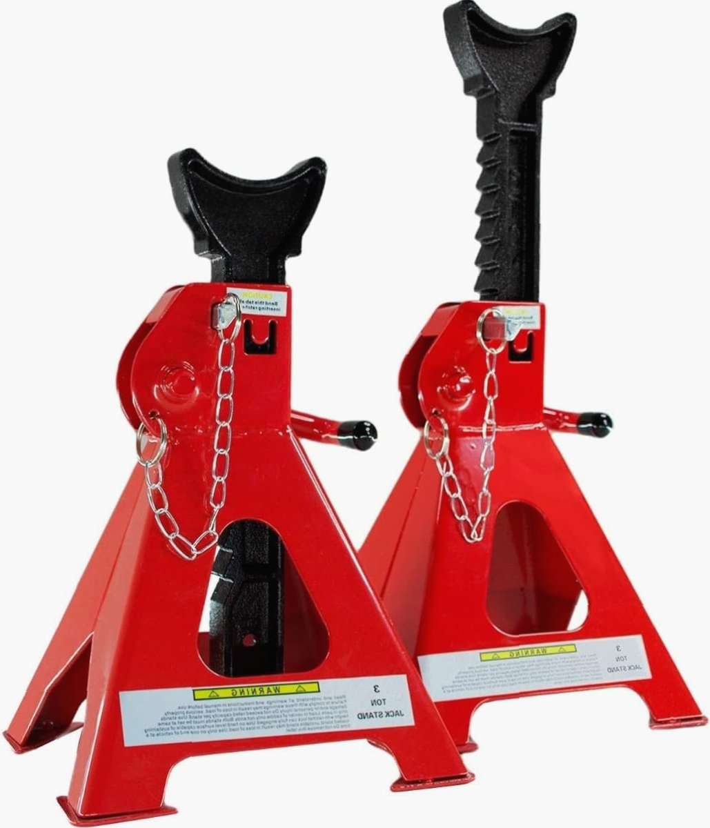Torre Auto 3 Toneladas 2 Piezas Acero 31-42 cm