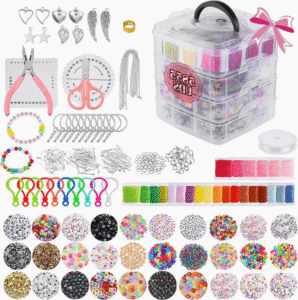 Kit Creativo de Pulseras con 5855 Piezas