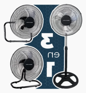 Turbo Fan 3 en 1: Potente y Silencioso