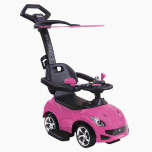 Barra de Empuje Rosa 3 en 1 para Niños