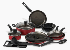 Cocina Perfecta: Batería Cinsa Rojo 15 Piezas