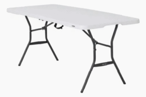 Mesa Portátil Plegable Blanca 1.80 m