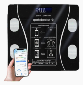 Báscula Digital Cuadrada con Bluetooth hasta 180 Kg