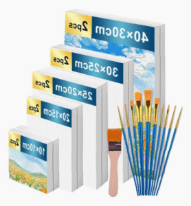 Kit Ideal para Pintura en Lienzo y Óleo