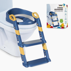 Asiento de Baño Infantil con Escalera Antideslizante