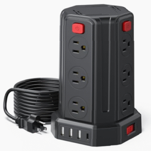 Regleta Poderosa con USB y Protección Sobretensiones
