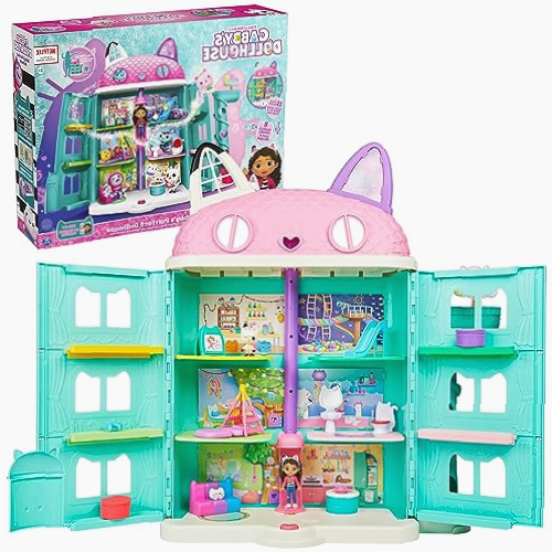 Gabby's Dollhouse - Casa Purrfect con 15 piezas