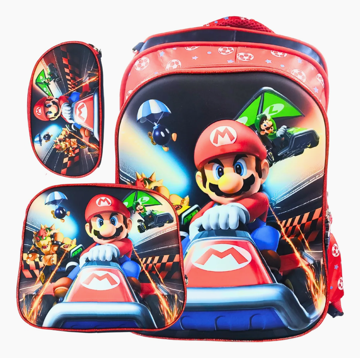 Combo Mochila Mario Kart