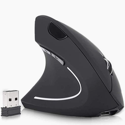 Mouse Inalámbrico Ergonómico Vertical 2.4Ghz