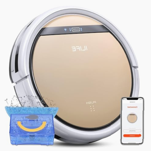 Robot Aspirador ILIFE V5s Plus Wi-Fi Combo