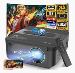 Proyector 4K Inteligente Portátil y Potente