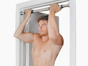 Barra de Dominadas Ajustable para Casa Azul