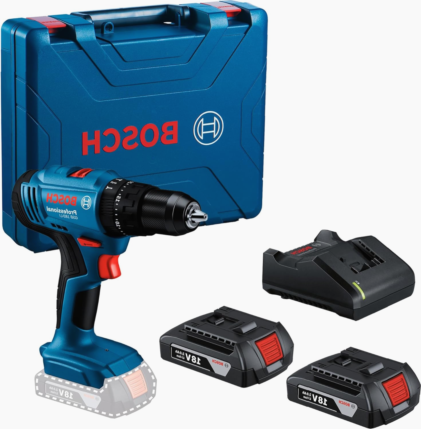 Rotomartillo Inalámbrico Bosch 18V 2 Baterías