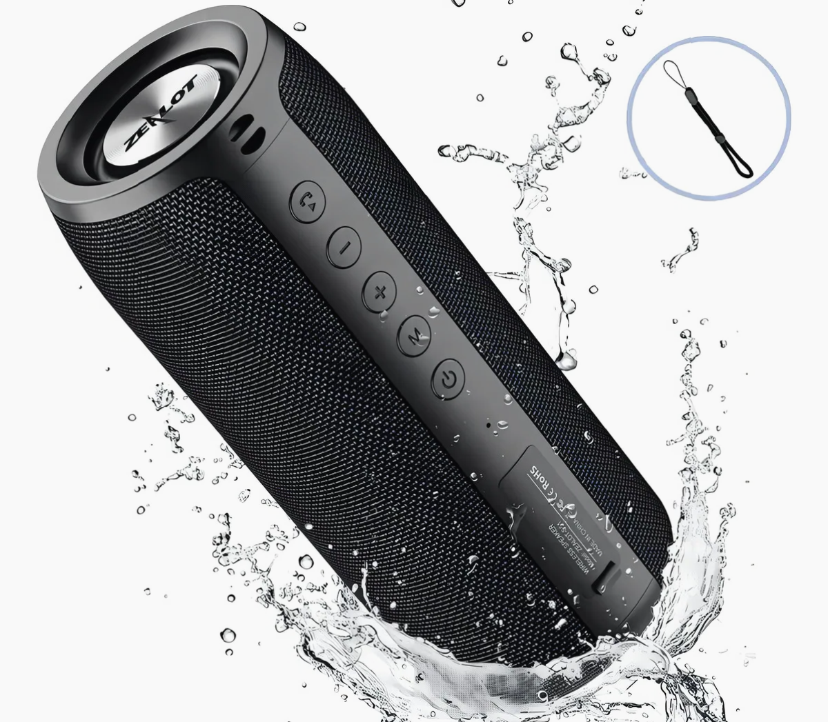 Bocina Inalámbrica Tacry S51 Bluetooth 5.0 Impermeable 10W Negro