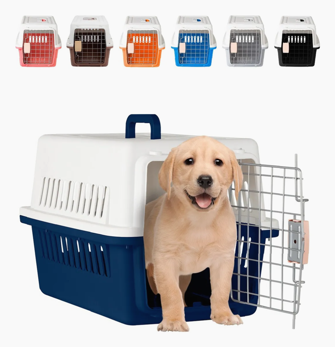 Jaula Transportadora Kennel para Mascotas Gato y Perro de Viaje