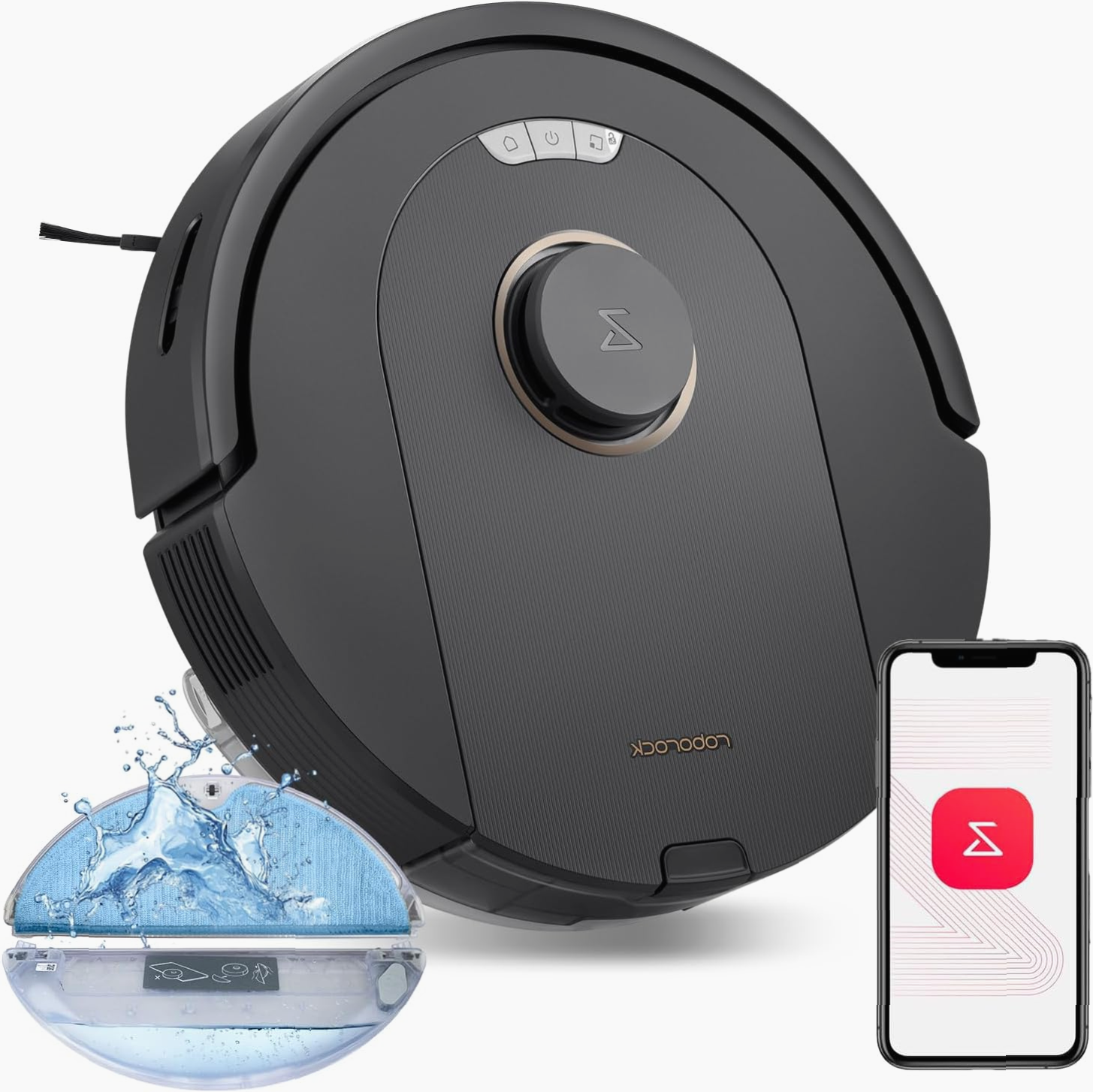 Robot aspiradora y trapeador Roborock Q5 Pro, succión 5500 Pa, 240 min autonomía