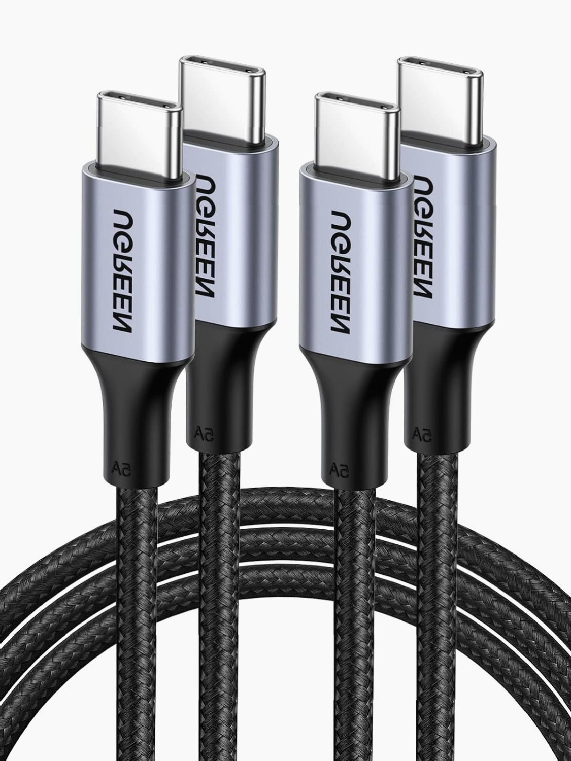 UGREEN 100W Cable USB Tipo C a C 2M, 2 Unidades Carga Rápida para Dispositivos