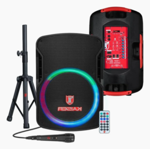 Bocina Portátil Kaiser MSA-7515MX Bluetooth Negra